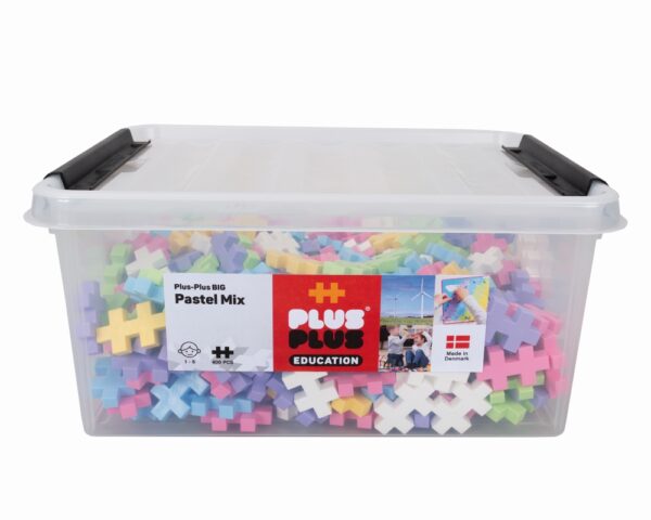 Plus Plus konstruktorius, DIDELĖS, pastelinės 400 det. - Image 2