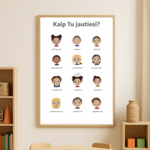 Emocijų printas.