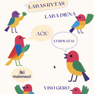 Mūsų susitarimai ir mandagumo žodžiai - 3 plakatų rinkinys. PDF formatu.