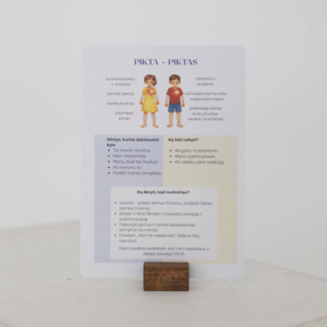 Kortelių rinkinys:  Kaip mano kūnas išgyvena emocijas.