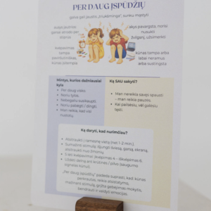 Kortelių rinkinys:  Kaip mano kūnas išgyvena emocijas.