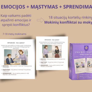 Kortelių Rinkinys „Mokinių Konfliktai Su Mokytoja“ – 7 -18 M. mokiniams PDF formatu.