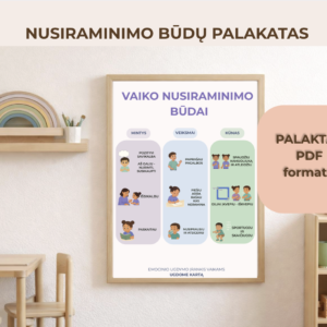 Vaiko nusiraminimo būdai (PDF)