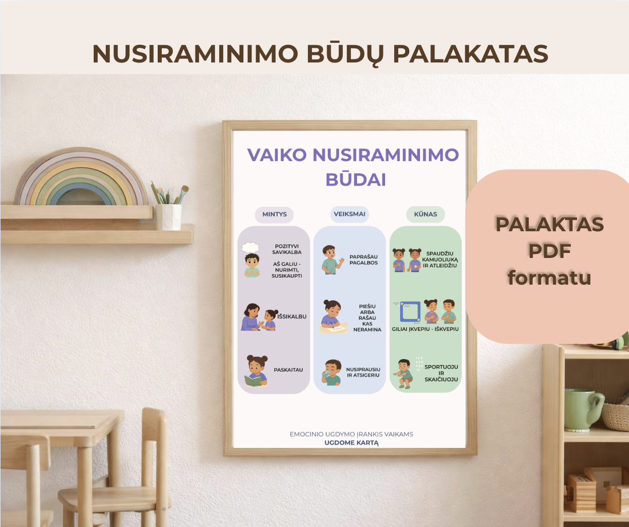 Vaiko nusiraminimo būdai (PDF) - Image 2