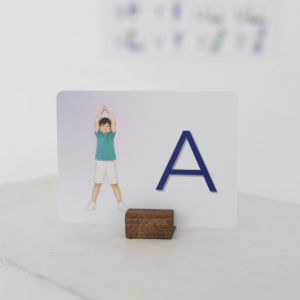 Judesio ir raidžių -  32 kortelės.