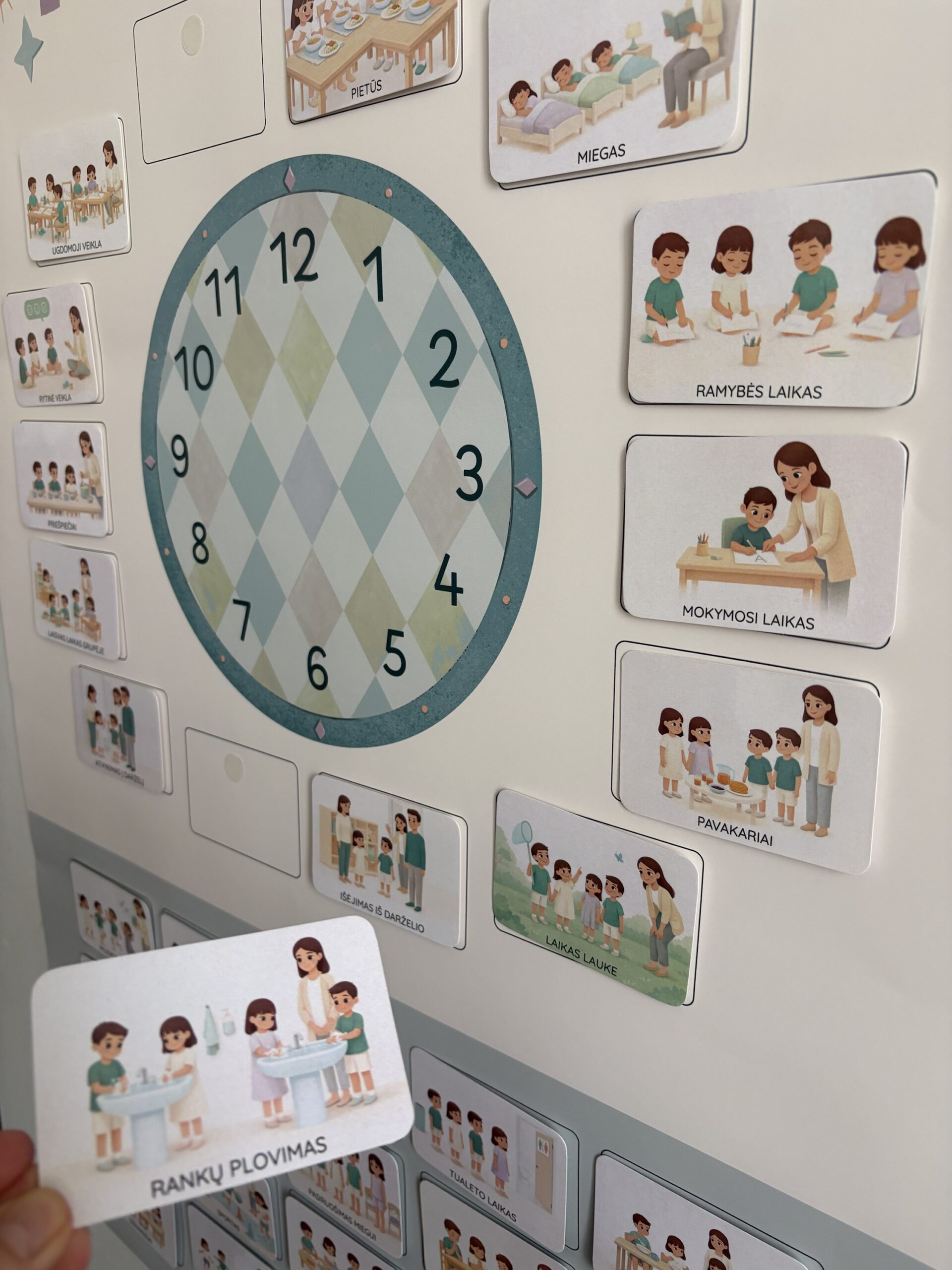 Vizualinė darželio dienos veiklų sistema. - Image 2