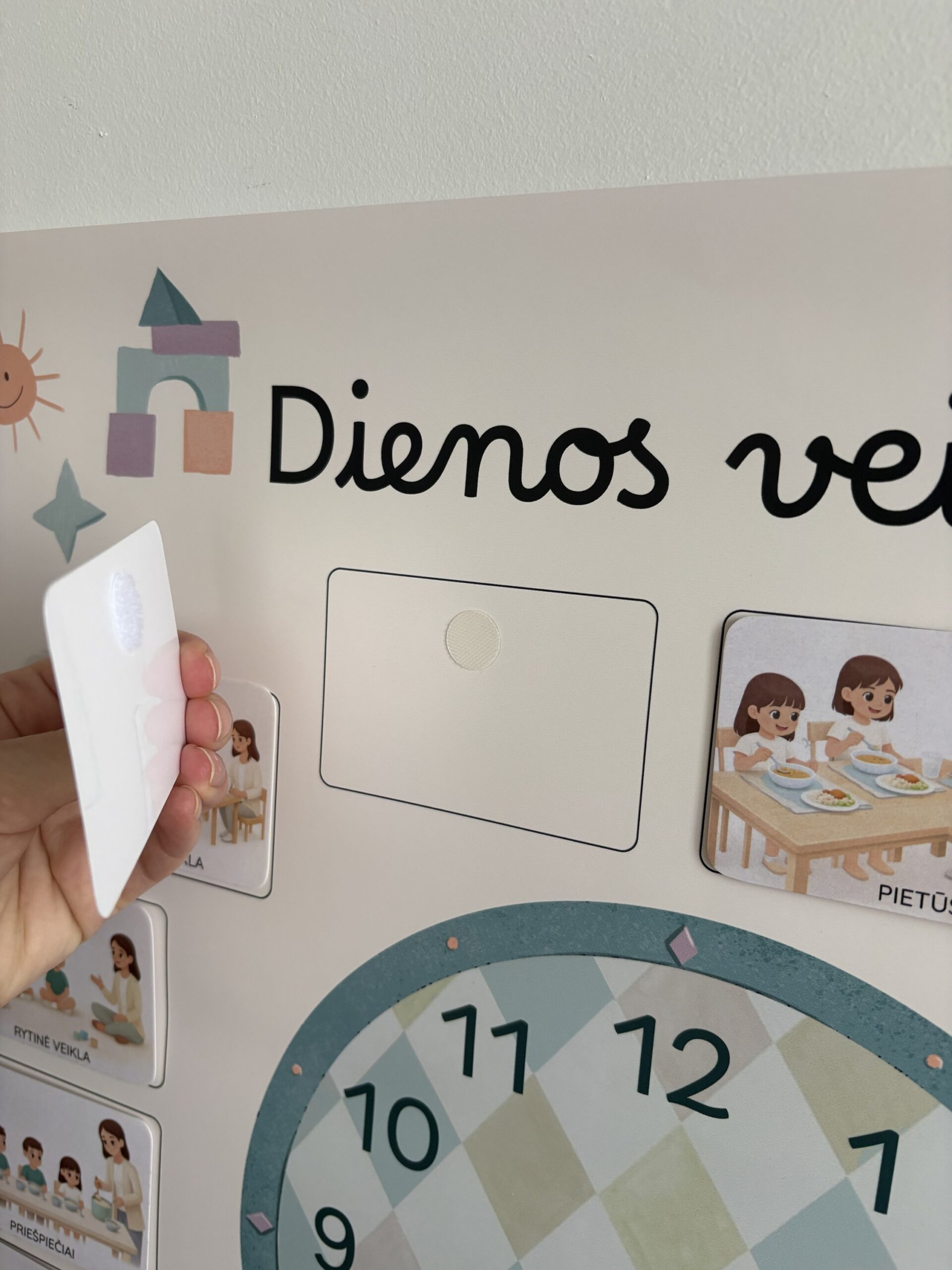 Vizualinė darželio dienos veiklų sistema. - Image 3