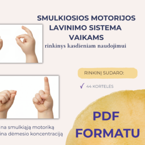 Ugdomasis Rankų Pratimų Rinkinys Vaikams - PDF formatu.