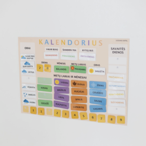 vaikams kalendorius