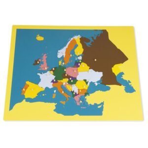 TimeTEX Dėlionė Europos žemėlapis „Montessori Premium“