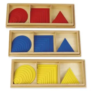 TimeTEX Skrituliai, Trikampiai, Kvadratai „Montessori Premium“