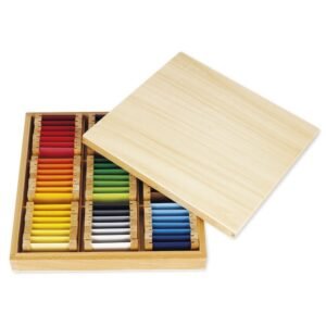 TimeTEX Trečioji Spalvų lentelių dėžutė, atspalviai „Montessori Premium“