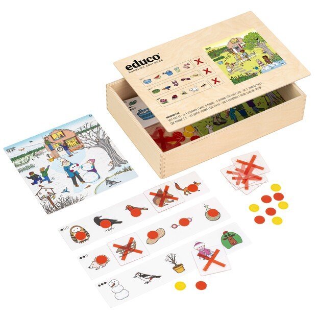 Educo priemonė - Ko trūksta? Metų laikai