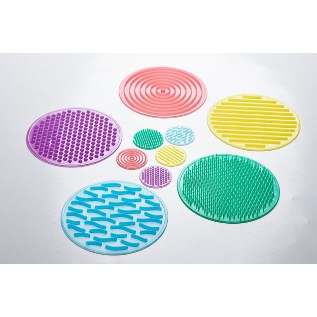 Sensorinių apskritimų rinkinys SiliShapes, 10 vnt.