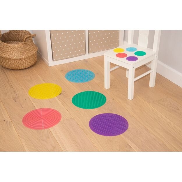 Sensorinių apskritimų rinkinys SiliShapes, 10 vnt.